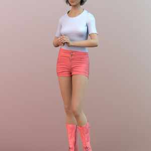 Tall Lace Boots for Genesis 8 Female Tall Lace Boots for Genesis 8 Female