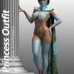 Princess Outfit for Genesis 8 Female Princess Outfit for Genesis 8 Female