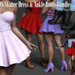 Fads Skater Dress & Ankle Boots Bundle Fads Skater Dress & Ankle Boots Bundle