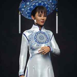 dForce Vietnamese Princess Outfit For Genesis 8 and Genesis 8.1 Females dForce Vietnamese Princess Outfit For Genesis 8 and Genesis 8.1 Females