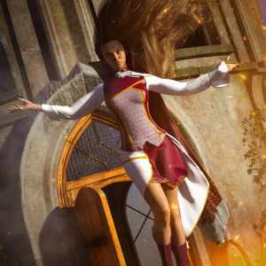 dForce Elven Delegate Outfit Textures dForce Elven Delegate Outfit Textures