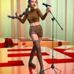 Animal Print GoGo Style Outfit for Genesis 9 Animal Print GoGo Style Outfit for Genesis 9