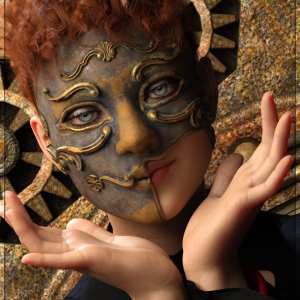 CyberSteampunk Accessories – The Mask for Genesis 8 Female CyberSteampunk Accessories – The Mask for Genesis 8 Female