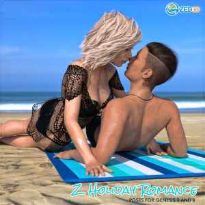 Z Holiday Romance – Couple Poses for Genesis 3 and 8 Z Holiday Romance – Couple Poses for Genesis 3 and 8