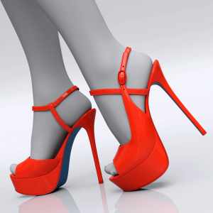 HL Platform Sandal Heel Pump for Genesis 9, 8, and 8.1 HL Platform Sandal Heel Pump for Genesis 9, 8, and 8.1