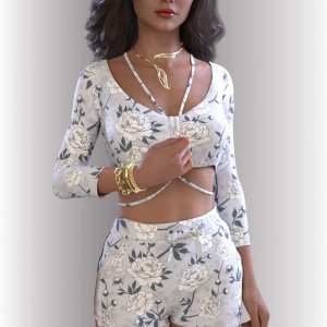 dForce Janet Homewear for Genesis 8.1 Females dForce Janet Homewear for Genesis 8.1 Females