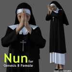 dForce Nun for G8 females dForce Nun for G8 females