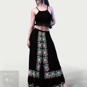 dForce X-Fashion Boho Chic Outfit 04 for Genesis 8 Female(s) dForce X-Fashion Boho Chic Outfit 04 for Genesis 8 Female(s)