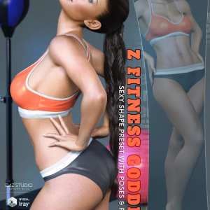 Z Fitness Goddess Shape Preset and Poses for Genesis 8 Female Z Fitness Goddess Shape Preset and Poses for Genesis 8 Female