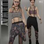 Runway for Suspenders Outfit Runway for Suspenders Outfit