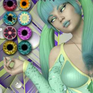 Fantasy Eyes for Genesis 8 Male and Female Fantasy Eyes for Genesis 8 Male and Female