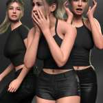 Z Fear and Panic Pose Collection for Genesis 9 and 8 Z Fear and Panic Pose Collection for Genesis 9 and 8