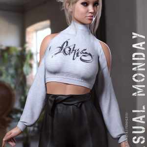 dForce Casual Monday for Genesis 8 and 8.1 Females dForce Casual Monday for Genesis 8 and 8.1 Females