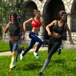 Just Running Around Poses for Genesis 8 and 8.1 Female Just Running Around Poses for Genesis 8 and 8.1 Female