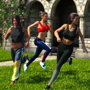 Just Running Around Poses for Genesis 8 and 8.1 Female Just Running Around Poses for Genesis 8 and 8.1 Female