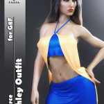 JMR dForce Ashley Outfit for G8F JMR dForce Ashley Outfit for G8F