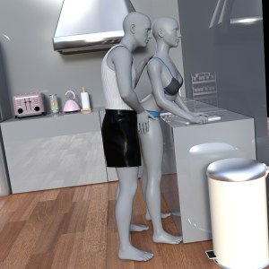 Kitchen Cupboard Love Poses for G8F and G8M Kitchen Cupboard Love Poses for G8F and G8M