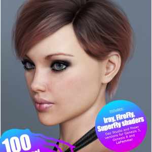 Ammy Hair Texture XPansion for Genesis 3 and 8 and La Femme Ammy Hair Texture XPansion for Genesis 3 and 8 and La Femme