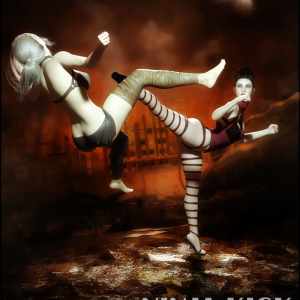 Ninja Kick Poses for G8F Ninja Kick Poses for G8F