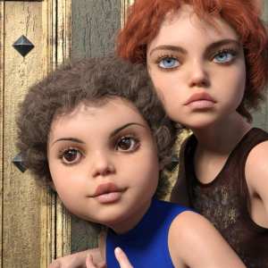 Lora and Lorel for Genesis 8 and 8.1 Female Lora and Lorel for Genesis 8 and 8.1 Female