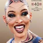 Agma Expressions for Genesis 8 and 8.1 Females Agma Expressions for Genesis 8 and 8.1 Females