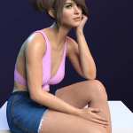 X-Fashion dForce Casual Denim Outfit for Genesis 8 Females X-Fashion dForce Casual Denim Outfit for Genesis 8 Females