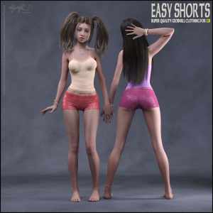 Easy Shorts for Genesis 8 Easy Shorts for Genesis 8
