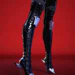 Neko Samurai Boots for Genesis 8 and 8.1 Females Neko Samurai Boots for Genesis 8 and 8.1 Females