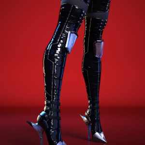 Neko Samurai Boots for Genesis 8 and 8.1 Females Neko Samurai Boots for Genesis 8 and 8.1 Females