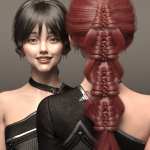 Hui Hair for Genesis 8 and 8.1 Females Hui Hair for Genesis 8 and 8.1 Females
