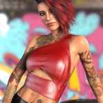 OverlapTop for Genesis 8 Female OverlapTop for Genesis 8 Female