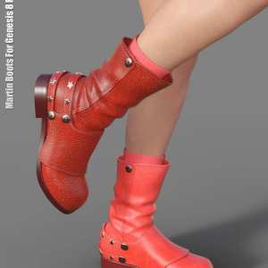 Martin Boots For Genesis 8 Female(s) Martin Boots For Genesis 8 Female(s)