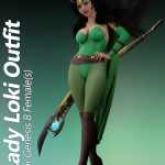 Lady Loki For Genesis 8 Female Lady Loki For Genesis 8 Female