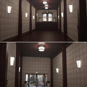 Retro Hallway Retro Hallway