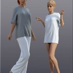 H&C dForce Housewear Outfit A for Genesis 8 Female(s) H&C dForce Housewear Outfit A for Genesis 8 Female(s)