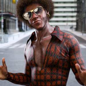 Trevon’s 70s Style Character Hair and Outfit for Genesis 8.1 Male Trevon’s 70s Style Character Hair and Outfit for Genesis 8.1 Male