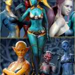 Reptilian Skins for Genesis 8.1 Females Reptilian Skins for Genesis 8.1 Females