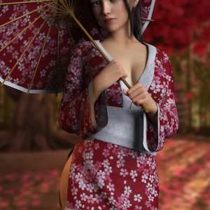 dForce Sakura Outfit for Genesis 8 and 8.1 Females dForce Sakura Outfit for Genesis 8 and 8.1 Females