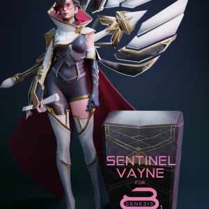 Sentinel Vayne For Genesis 8 and 8.1 Female Sentinel Vayne For Genesis 8 and 8.1 Female