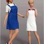 dForce H&C Overall Skirt Outfit for Genesis 8 Female(s) dForce H&C Overall Skirt Outfit for Genesis 8 Female(s)