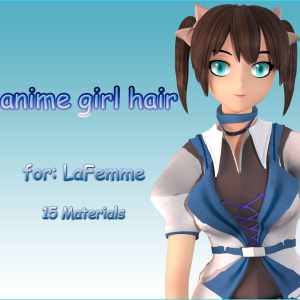 Anime Girl Hair for La Femme Anime Girl Hair for La Femme