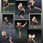 Fighting Action Poses for Genesis 9 and 8 Females Fighting Action Poses for Genesis 9 and 8 Females