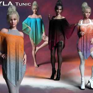 Lyla Tunic for Genesis 8.0 and 8.1 Females Lyla Tunic for Genesis 8.0 and 8.1 Females