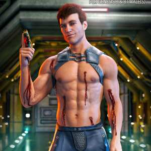 HD Gunshot Wounds for Genesis 8 and 8.1 Males HD Gunshot Wounds for Genesis 8 and 8.1 Males