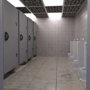 Simple Public Toilet And Pose Simple Public Toilet And Pose