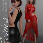 Sardonic dForce dress for Genesis 8 Females Sardonic dForce dress for Genesis 8 Females