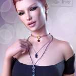 Crystal Necklaces for Genesis 8 Female and Male Crystal Necklaces for Genesis 8 Female and Male