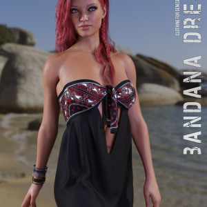 dForce Bandana Dress for Genesis 8 Females dForce Bandana Dress for Genesis 8 Females