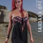 dForce Bandana Dress for Genesis 8 Females dForce Bandana Dress for Genesis 8 Females
