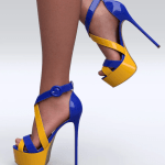HL Color Block Stiletto Heels for Genesis 9, 8, and 8.1 Female HL Color Block Stiletto Heels for Genesis 9, 8, and 8.1 Female